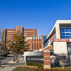 St. Anthony's Hospital front entrance.